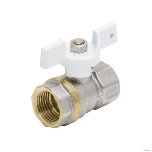 Кран шаровой Aquasfera латунь 1102 Standard нк Ду15 Ру40 м/м полн баб 1102-01