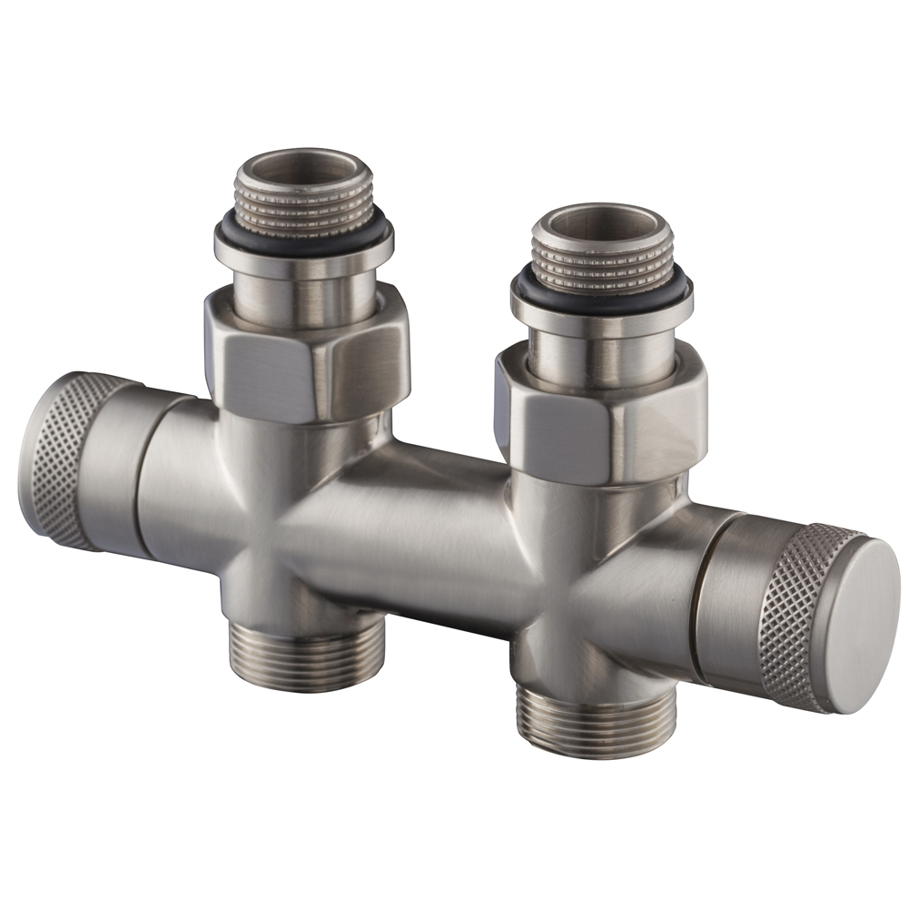 Узел прямой SR Rubinetterie Tondera 1/2"х3/4" Е матовый никель