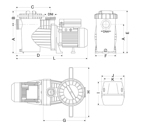 Насос Ebara SWT 200 IE3