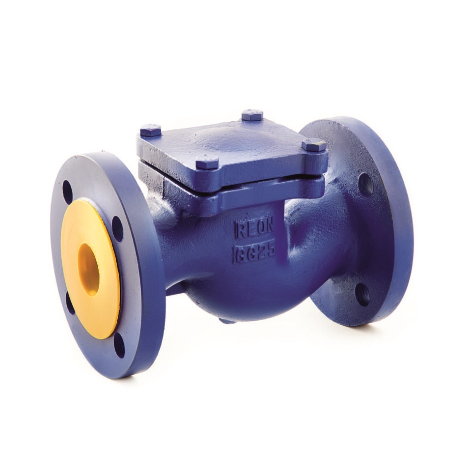 Обратный клапан фланцевый Ду125 Reon тип RSV33, (PN16, Тmax=300°С, корпус чугун GG25)