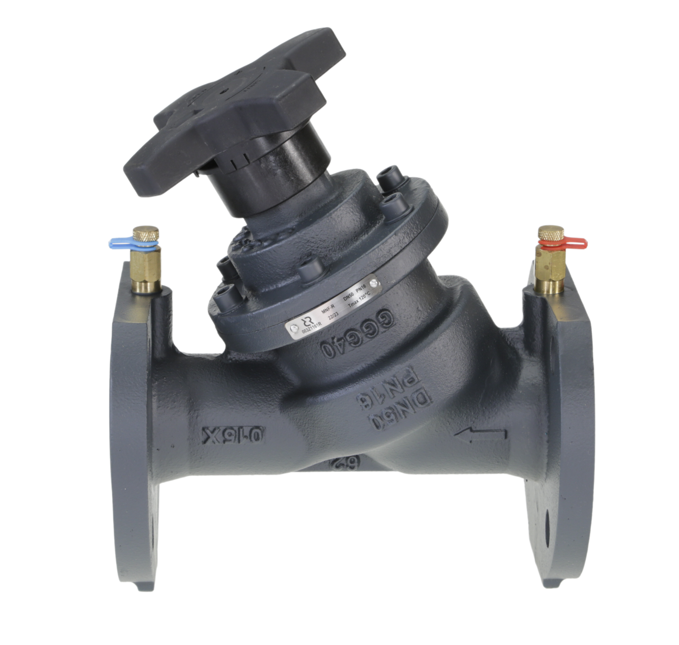 Ручной балансировочный клапан Ридан фланцевый PN25 Tmax 150C MNF-R DN50
