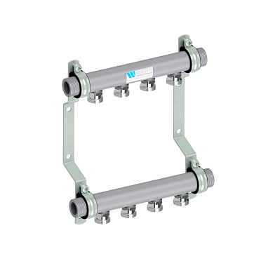 Коллектор Watts HLV2000-VA VA06 1"х3/4" 6 вых., сталь нерж.