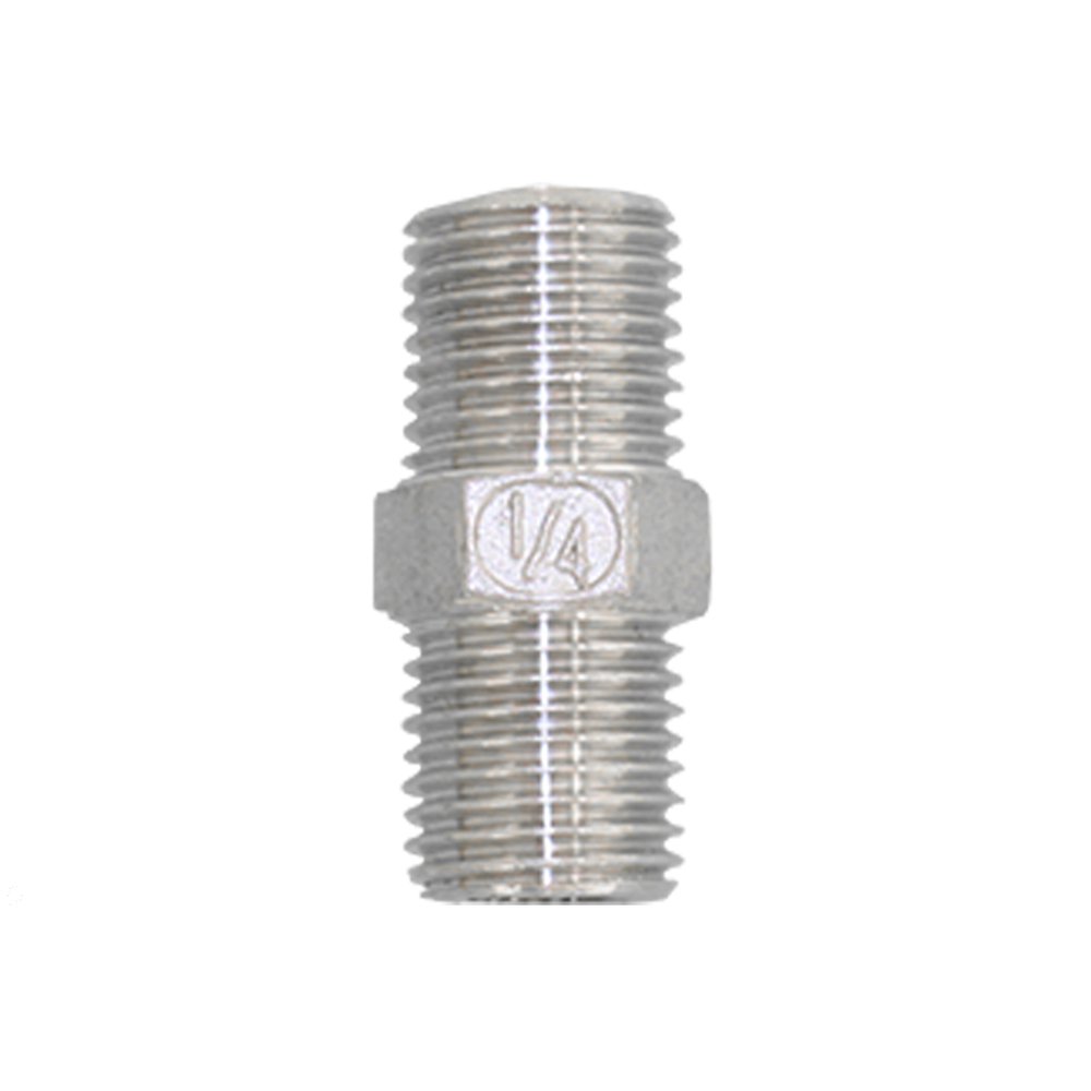 Ниппель резьбовой нержавеющая Newkey, AISI304 DN80 (3")  (CF8)  PN16
