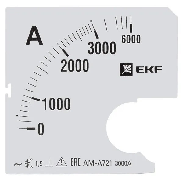 Шкала сменная для A961 2500/5А-1,5 EKF PROxima