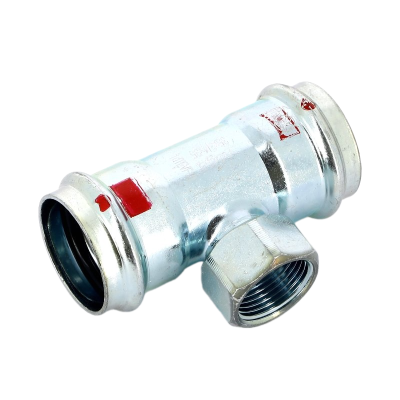 Тройник Prestabo с SC-Contur, ВР, 35x3/4"x35 мм Viega