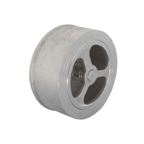 Обратный клапан межфланцевый тарельчатый нержавеющий Newkey, AISI304 DN 100 (4")  (CF8)  PN25