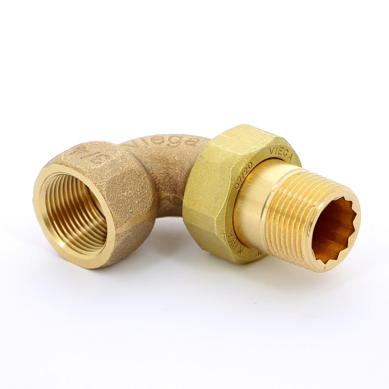 Американка угловая 90° 3/4"-3/4" Viega R2, 3088, резьба-резьба, вн.- нар., бронза