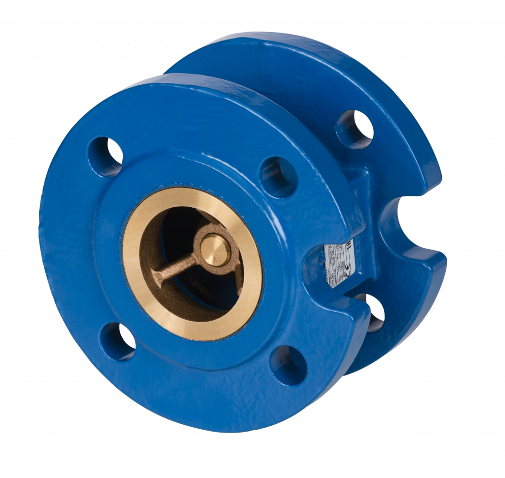 Клапан обратный пружинный Danfoss NVD 402 Ду125 Pу16 чугун фланцевый