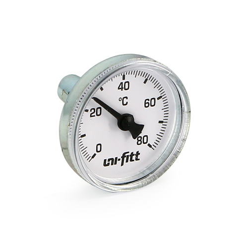 Термометр погружной Uni-fitt аксиальный 80'C, диаметр 40 мм