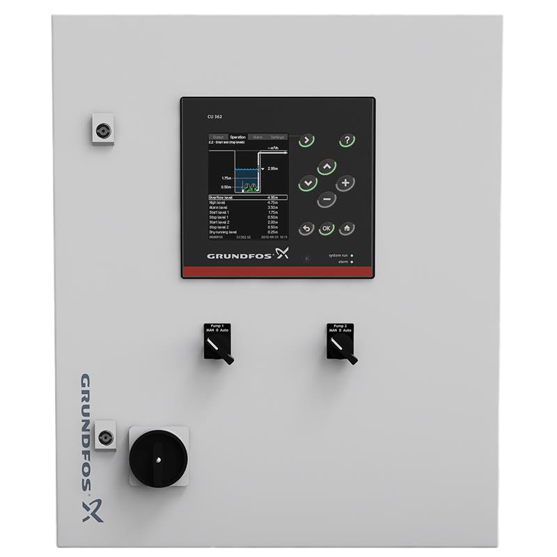 Шкаф управления насосом Grundfos Control DC-S1х для 1-го насоса, (б7708)