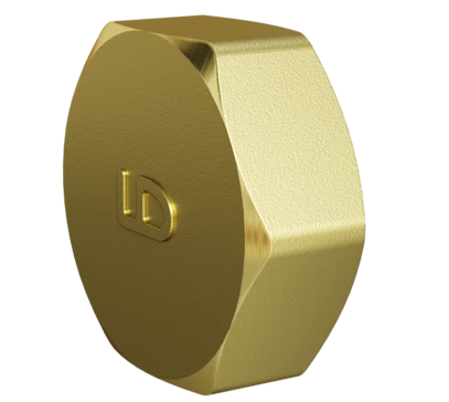 Заглушка LD Pride (на трубу) DN32 ВР латунь