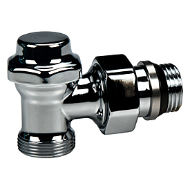 Клапан запорный Giacomini Ду15 Ру16 1/2"x16 НР угловой хромированный