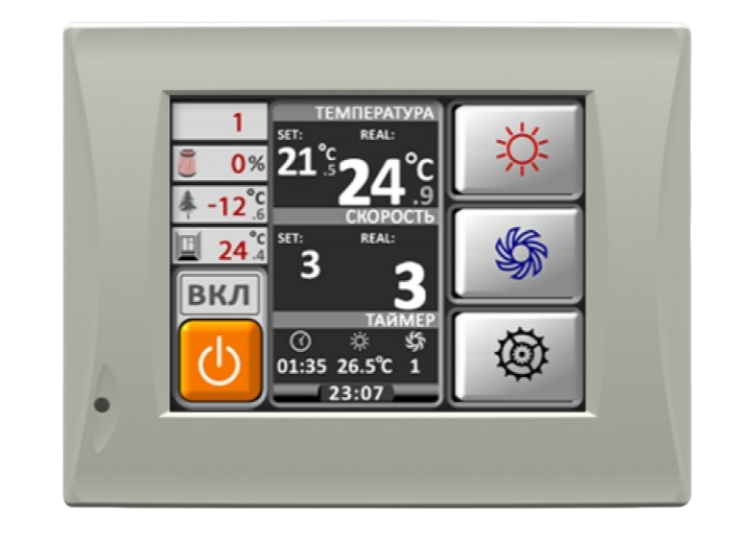 Установка приточно-вытяжная SHUFT UniMAX-R 2200 VER EC