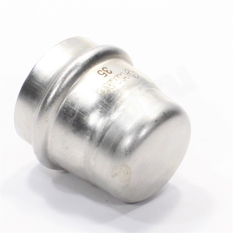Заглушка WAAG Heavy Inox 35 пресс сталь нержавеющая
