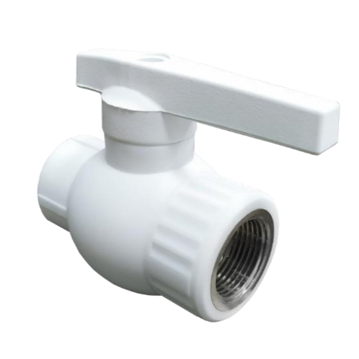 Кран шаровой PP-R Valfex бел Дн25х3/4" ВР Ру25