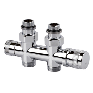 Узел нижнего подключения SR Rubinetterie Tondera прямой 1/2"х3/4"Е хром