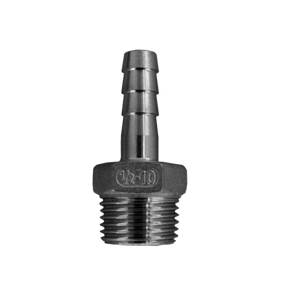 Штуцер елочка нержавеющий Newkey, AISI304 DN20 x 25mm (3/4" x 25mm)  (CF8)  PN16
