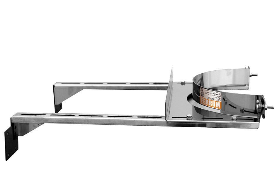 Стеновой хомут Ferrum (AISI 430) Ф120