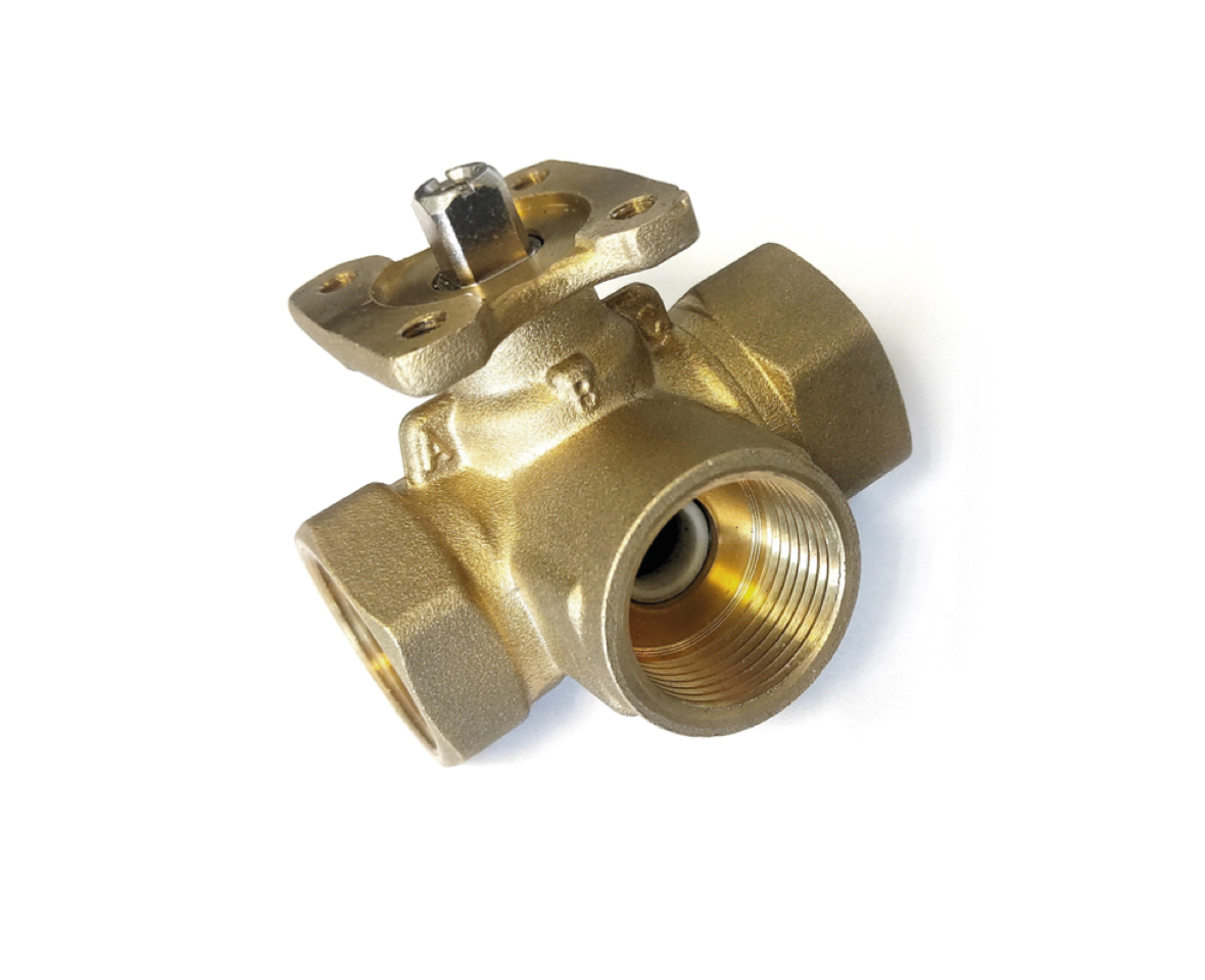 Кран шаровой трехходовой BVM 3-way DN40-KVS40.0