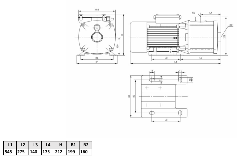 Многоступенчатый насос Wellmix CMI 16-40T-BQCE (3х380В, 3кВт)