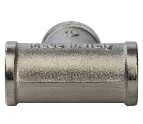 Тройник ВВ никелированный 3/8", Stout