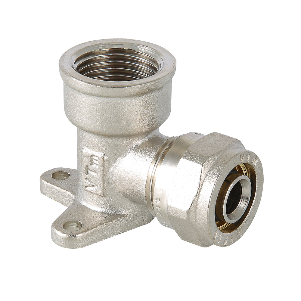 Фитинг Valtec VTM.354.N.001604 с креплением (водорозетка) обжимной – угольник