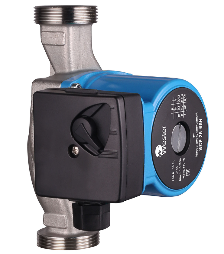 Насос циркуляционный Wester WCP 25-60N (без гаек)