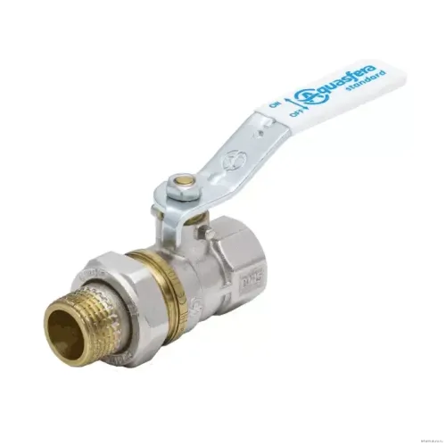 Кран шаровой Aquasfera латунь 1106 Standard нк Ду25 Ру25 м/амер полн рыч 1106-03