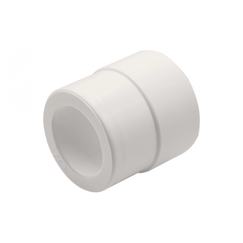 Муфта переходная 50/40 нар/вн EVER® plast белый