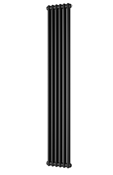 Радиатор Zehnder СН 2180-08 №1270 3/4" Ral 9217 Traffic Black (matt)