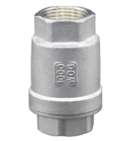 Клапан обратный муфтовый прямой AISI 304 DN 32 (1 1/4") PN 63 "LEADTEK"