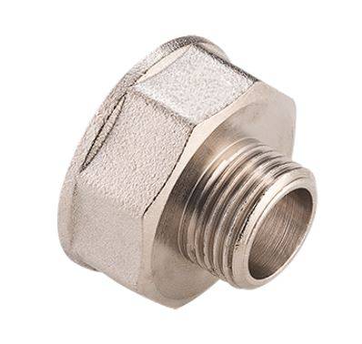 Переходник латунный, переходной, ВР-НР, никелированный, MVI 1 1/4х3/4"
