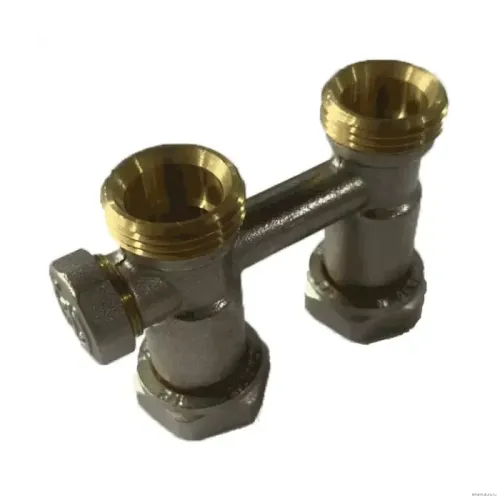 Узел нижнего подключения Aquasfera Ду20 Ру10 3/4ЕКx3/4ЕК угловой 5015-01