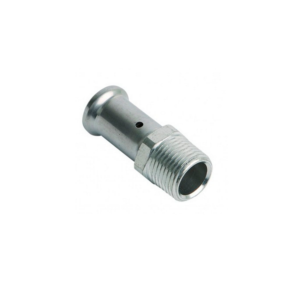 Переходник 16-1/2", Henco P, 17, пресс-резьба, нар., латунь