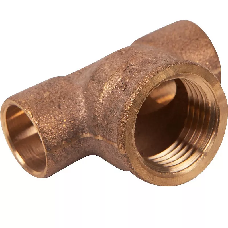 Тройник Sanha 4000 DN28-3/4"-28 пайка-резьба внутренняя бронза