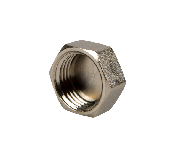 Заглушка В, 1/2", TIN латунь ELSEN
