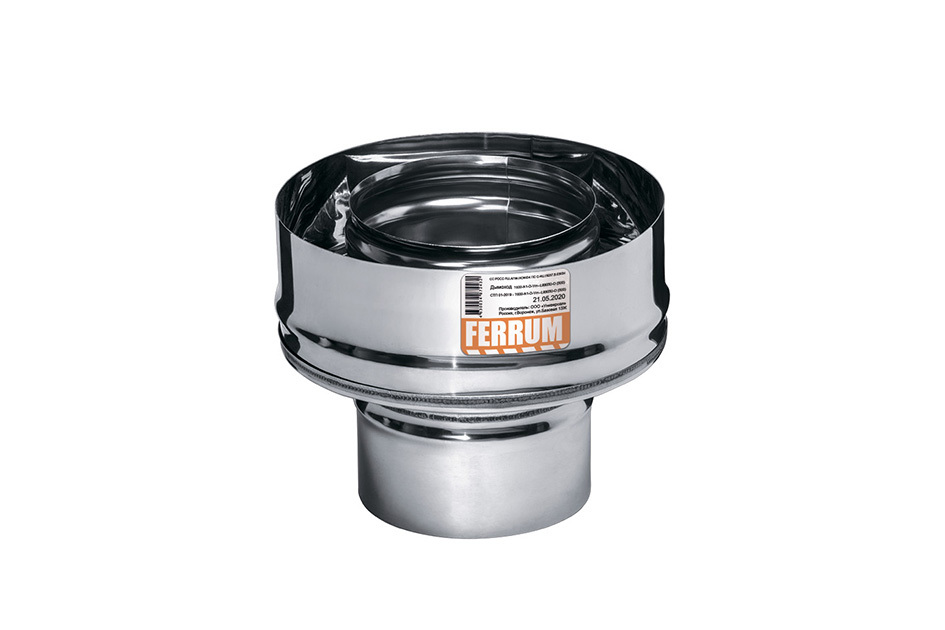 Старт-сэндвич Ferrum (430/0,8мм + нерж.) Ф115х200