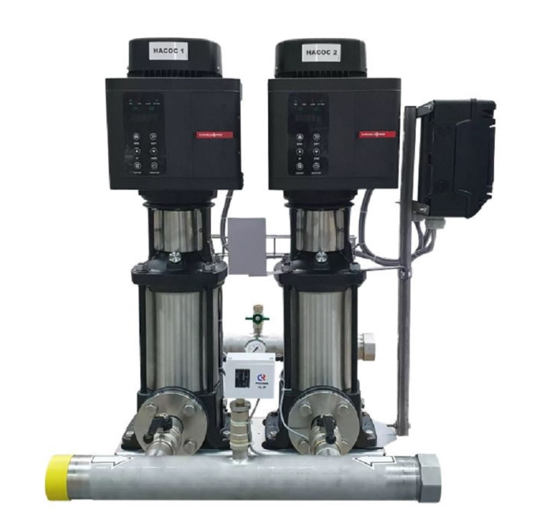 Насосная станция повышения давления Vandjord Hydro-ME 2 CRVE 5-22 G2-B-R-50-16-A