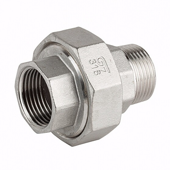 Муфта разъемная GENEBRE 0341 08, DN040 (1 1/2")  PN20, корпус - AISI316 (CF8M)  ВР-НР
