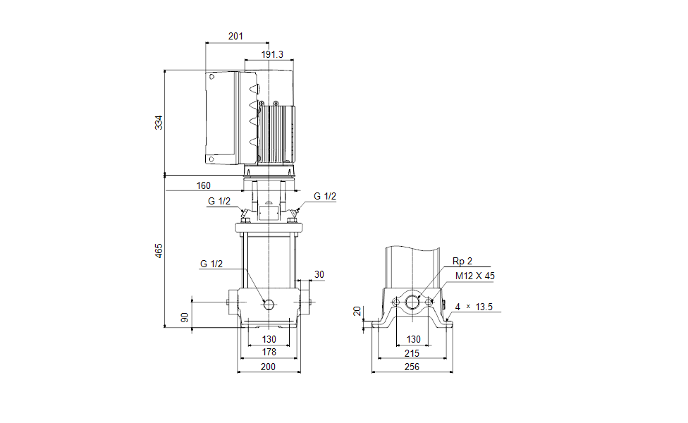 Насос Grundfos CRE15-3 N-A-A-E-HQQE 3x380-500 60 HZ