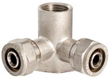 Тройник установочный 16х1/2"Мх16 Comap