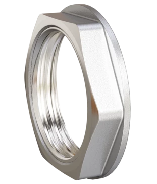 Контргайка LD Pride DN40 (1 1/2") латунь никель