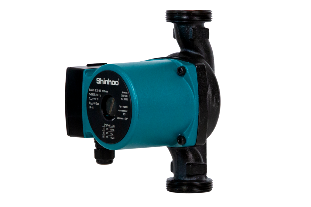 Насос циркуляционный SHINHOO BASIC S 25-4S 180 1x230V