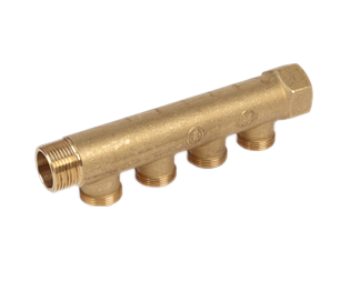Сантехнический коллектор Giacomini 3/4" x 1/2" /4