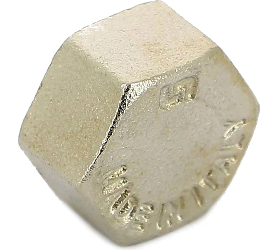 Заглушка Uni-fitt В 3/4' никелированная