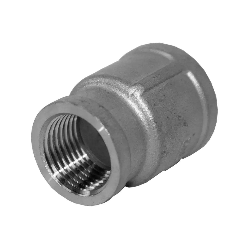 Муфта переходная нержавеющая Newkey, AISI304 DN25 х DN20 (1 х 3/4")  (CF8)  PN16