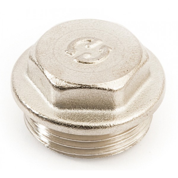 Заглушка General Fittings 2600, резьба, нар. 1/4", латунь никелированная