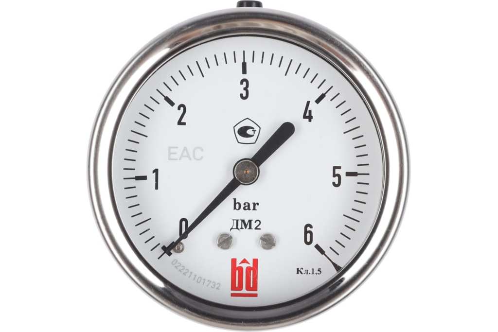 Манометр BD ДМ 2 063 Т (0-6) бар кл.1,5 G1/4 DIN CASE