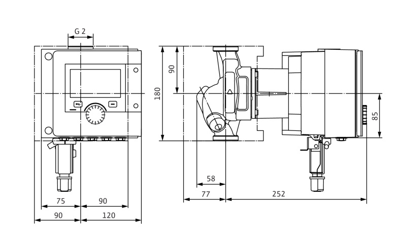 Насос Wilo Stratos MAXO-Z 30/0,5-8 PN10