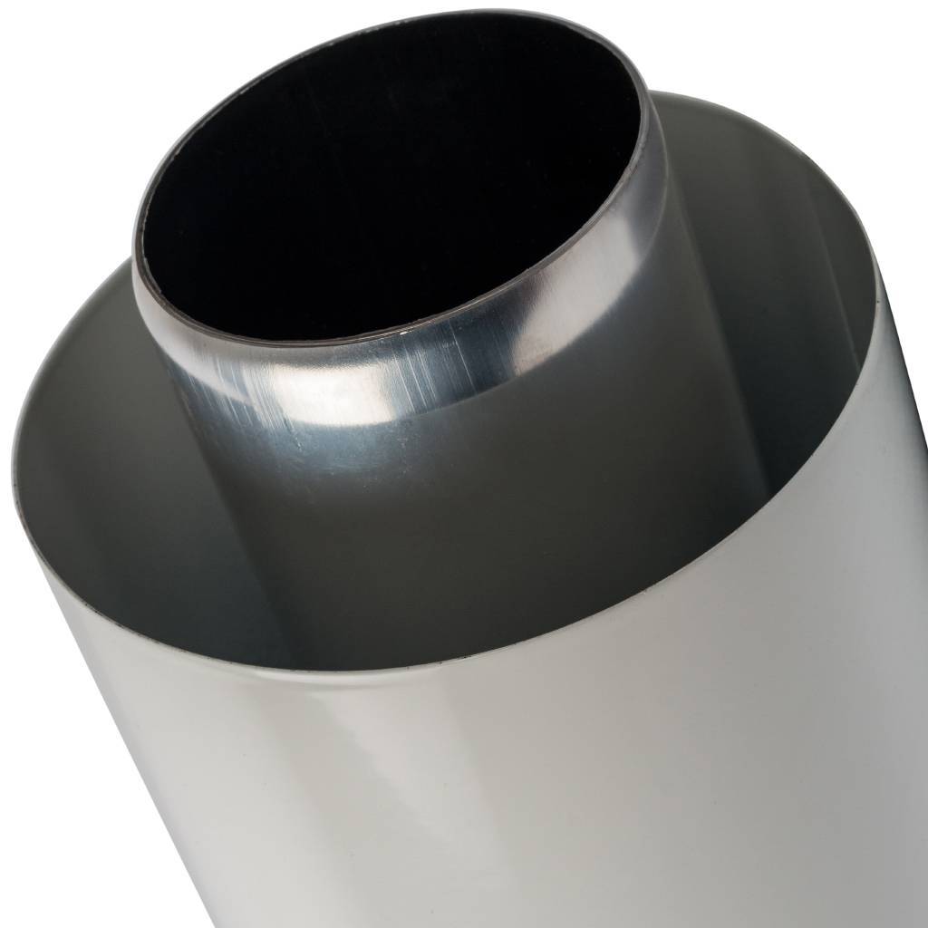 Элемент дымохода Stout DN60/100 конечный участок L=830 мм с оголовком из пластика